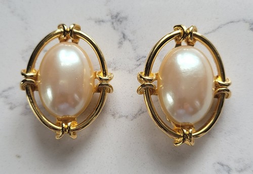 Orecchini clip vintage - a,