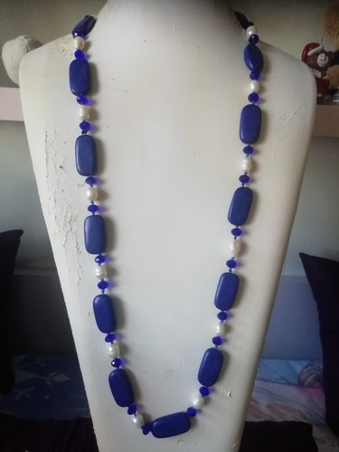 Collana lapislazzuli e - in,