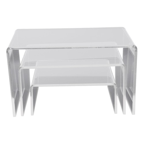 3pcs trasparente display stand - trasparente,