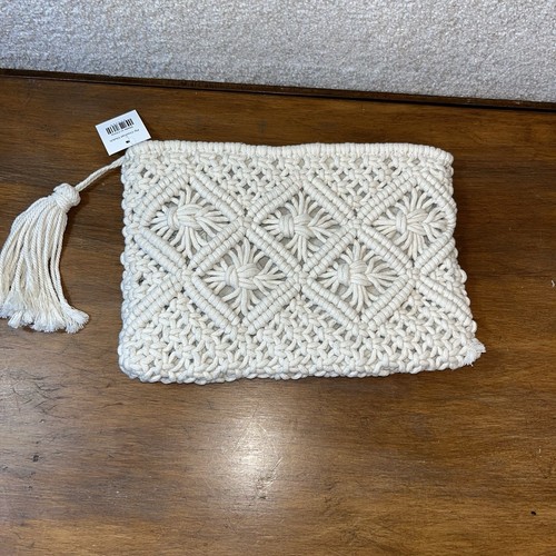 Pochette boho macramè piccola - pochette,