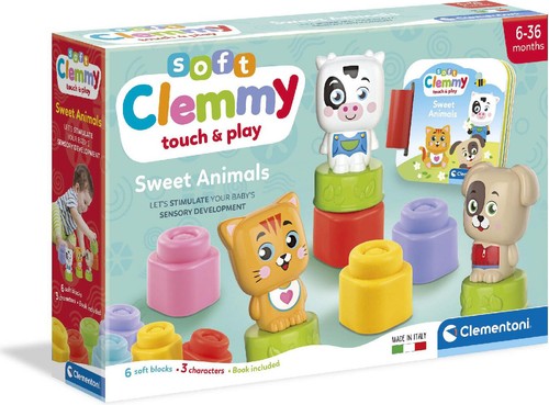 Soft clemmy sweet animals book - clemmy,