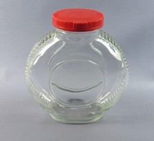 Vaso vetro porta caramelle soprammobile contenitore vintage anni ‘70