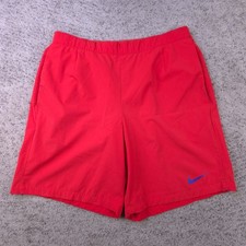 Nike Pantaloncini Tennis Uomo XL Court Gladiator 9" Arancione Blu 658060-647 Ace