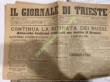 quotidiano IL GIORNALE DI TRIESTE combattimenti guerra italia 1 luglio 1915 ww1