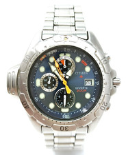 Orologio Citizen Promaster 3740 diver watch all stainless steel clock vintage