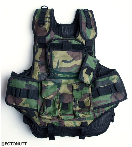 Gilet mimetico tattico - mimetico, 4+1
