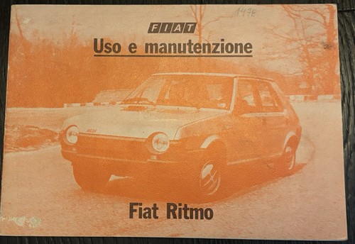 Libretto uso manutenzione fiat - libretto,