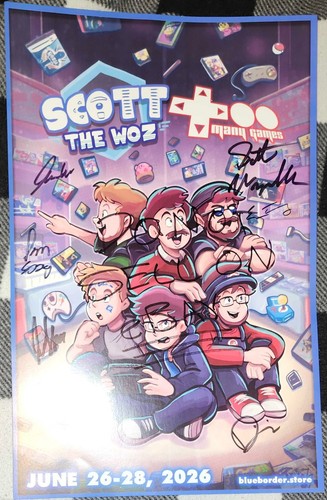 Raro poster scott the - the, woz