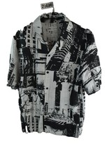 Camicia ZARA bianca nera