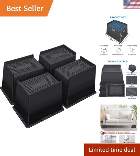 Heavy duty furniture risers - heavy, 6
