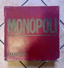 Monopoli Scatola Rossa Quadrata Anni 40