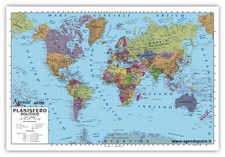 Cartina Geografica Planisfero