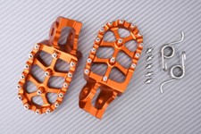 Poggiapiedi Arancione Destra e Sinistra Cross / Enduro KTM SX 250 2017-2018