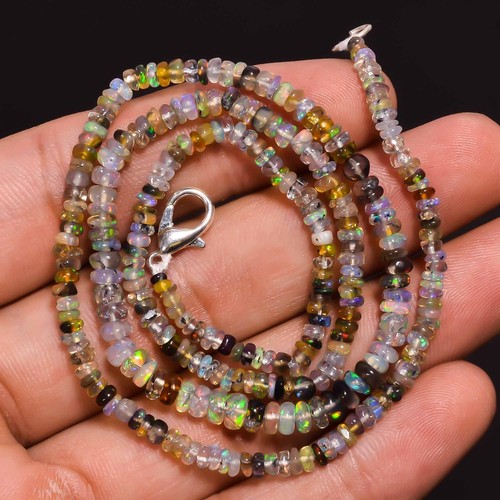 Collana perline lisce rondelle - perline,