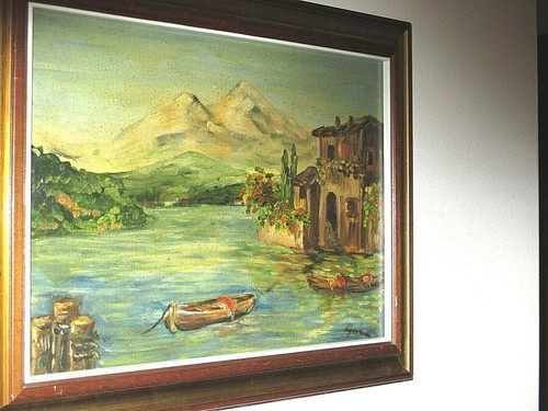 Quadro olio tela dipinto a - quadro,