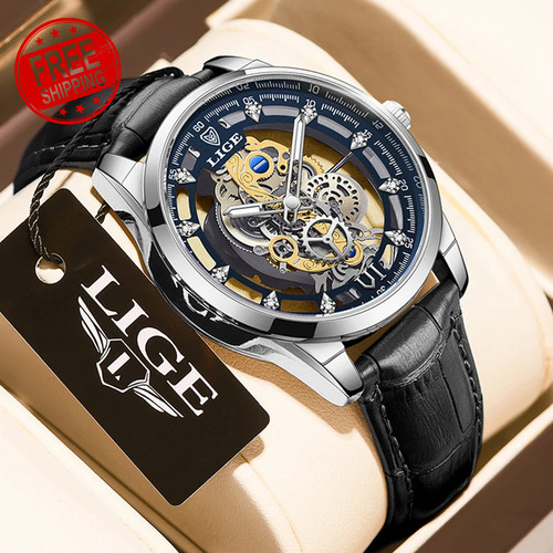 Orologio lige uomo scheletro - lige,