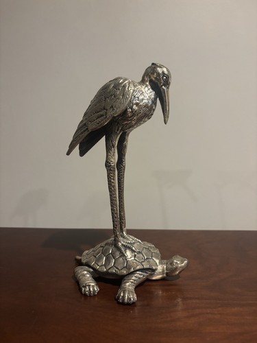 Gru piatto argento vintage - , in