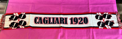 Sciarpa cagliari 1920 - cagliari, calcio
