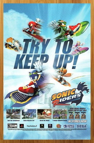 2001 sonic riders - sonic, ps1