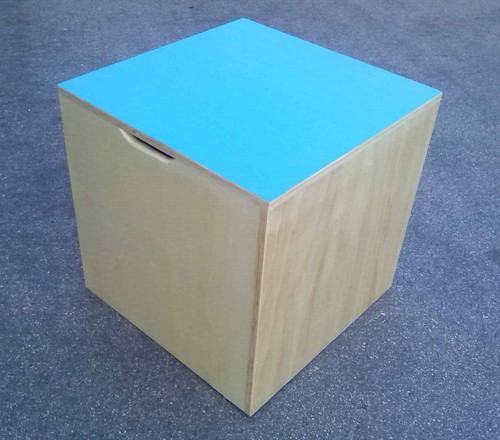 Cubo propriocettivo legno - in, +