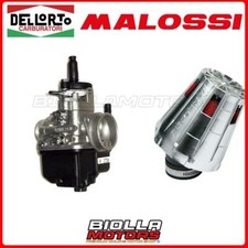 02724+043296.W0 KIT CARBURATORE DELLORTO PHBL 24 BS 2T + FILTRO MALOSSI ARIA MAN