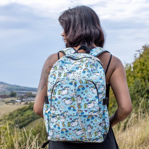 Zaino unicorno blu - zaino,