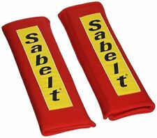 SABELT KIT COPPIA COPRISPALLA COPRICINTURA ROSSO UNIVERSALE AUTO