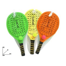 Racchettoni Da Mare In Legno Con Pallina Divertimento Racchette Spiaggia 3141