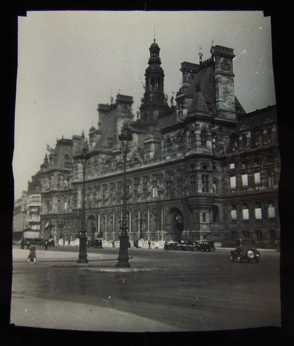Glass magic lantern slide - magic,