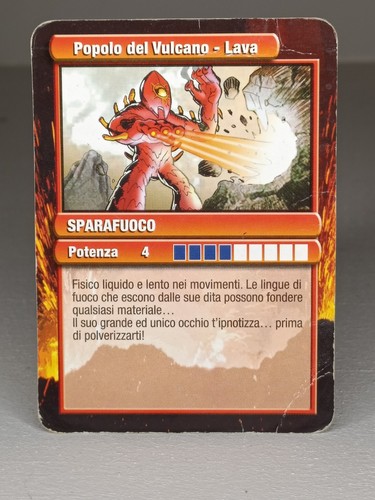 Gormiti sparafuoco card prima - gormiti,