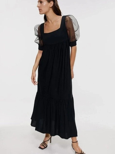 Abito zara nero - nero, maglia