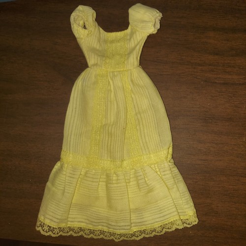 Maxi abito pizzo giallo - , barbie