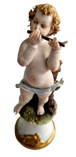 Statuina putto capodimonte - statuina,
