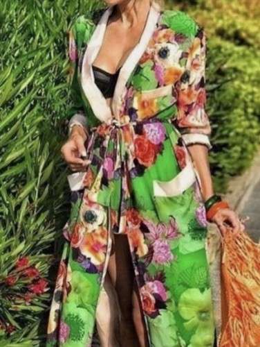 Raro kimono zara verde stampa - zara,
