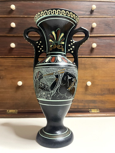Vintage greek hand painted - vintage,