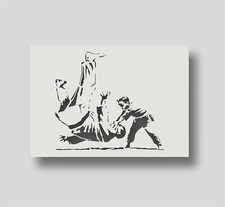 Banksy Judo Stencil - Arte da