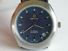 ZENITH-XL-TRONIC-QUARTZ-N.O.S.-FONDO DI MAGAZZINO-TARGHETTE-OVERSIZE(40 MM)-RARO