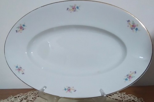 Piatto ovale antico - piatto,