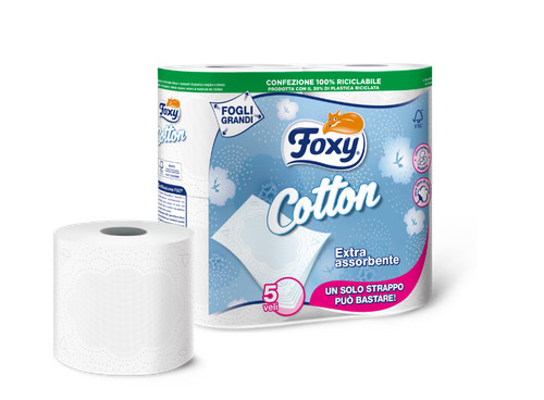 Foxy carta igienica cotton - foxy,