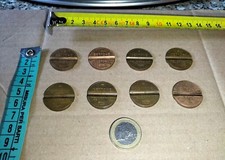 Lotto Di 8 Vecchi Gettone