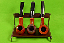 Poggiapipe da tavolo in legno e metallo