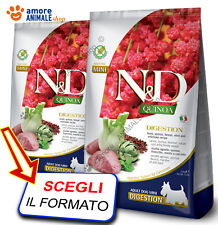 Farmina Dog N&D Quinoa Digestion Adult Mini → Agnello  - 800 gr / 2,5 kg - Cani