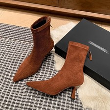 Stivaletti donna a punta con