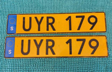 SVEZIA COPPIA SVEDESE TARGA TAXI Questa targa è scaduta più 3 anni