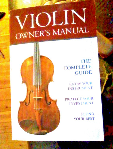 Violin owners manual - owners,