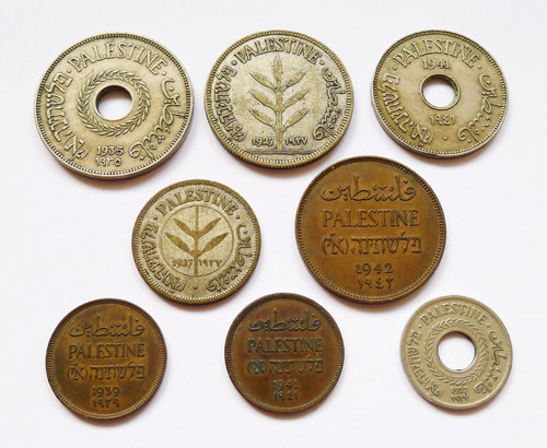 Lotto monete palestinesi 8 - lotto,