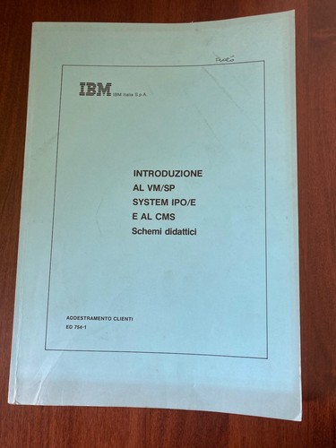 Ibm italia manuale vintage - italia,