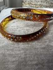 Bracciali vintage con strass
