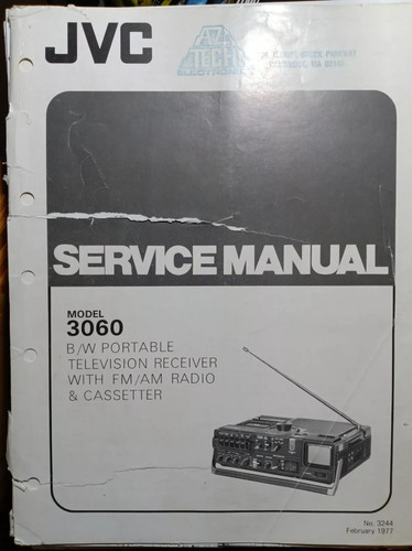 Jvc 3060 manuale di - tv,