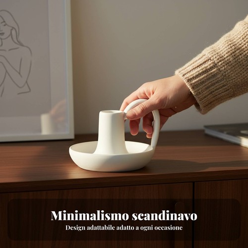 Portacandele ceramica - portacandele,